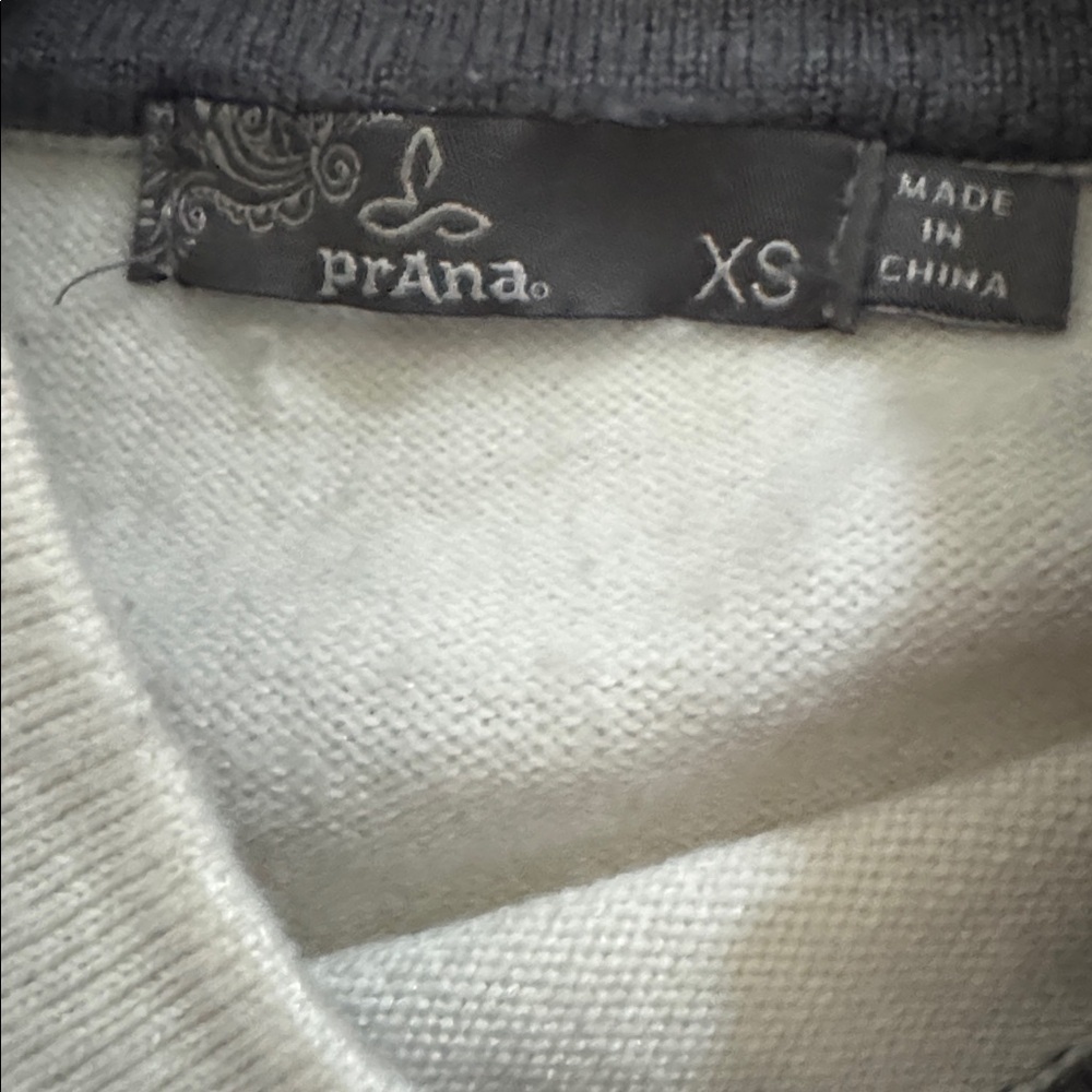 Prana Mockneck Sweater with Stripe Detail - Picture 2 of 2